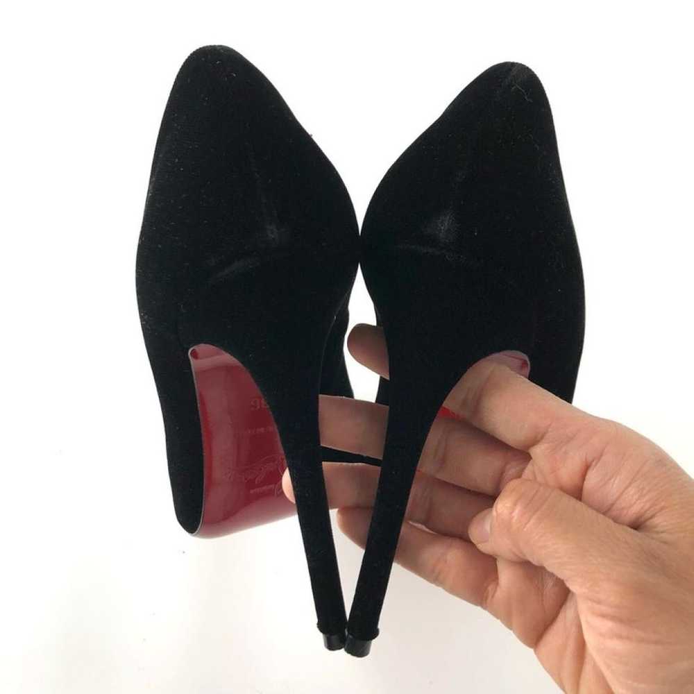 Christian Louboutin Velvet heels - image 6