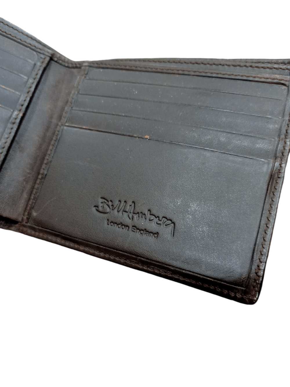 Bill Amberg Studio Bill Amberg Leather Bifold Wal… - image 6