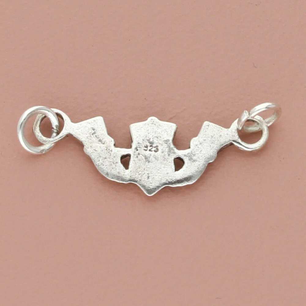 Sterling Silver sterling silver dainty celtic cla… - image 3