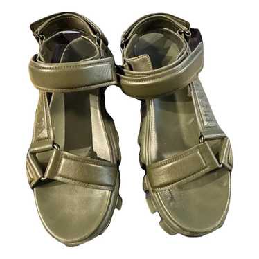 Prada Monolith leather sandal