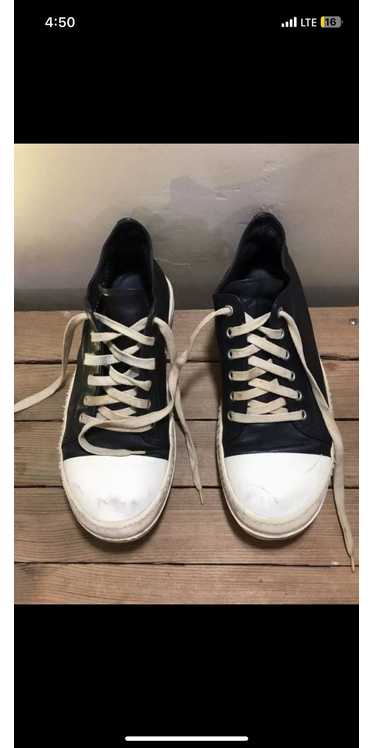 Rick Owens Rick Owens black leather Low Ramones