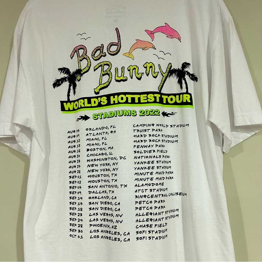 Other Bad Bunny 2022 World’s Hottest Tour Shirt - image 4