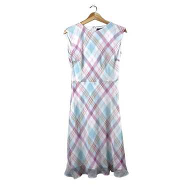 Lauren Ralph Lauren Pink and Blue Plaid Lauren Ral