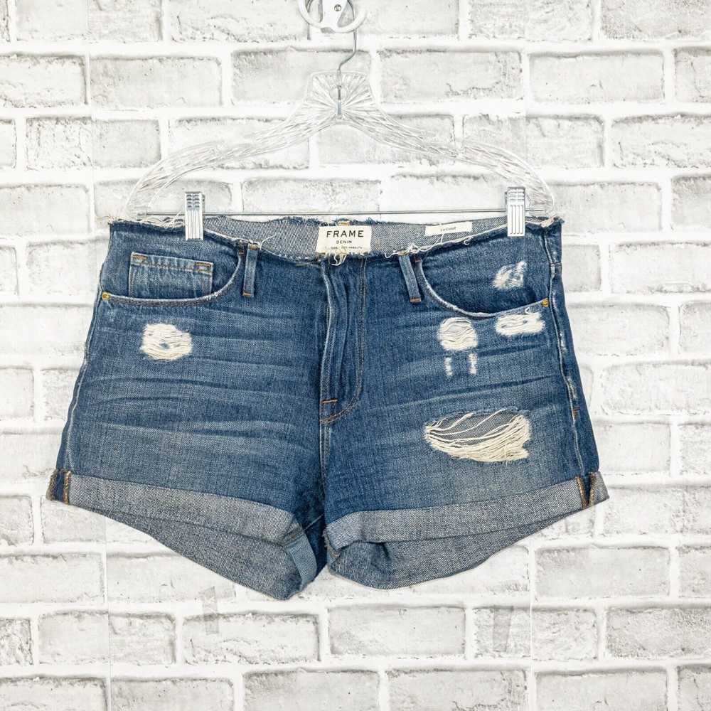 Frame FRAME Denim the Le Cutoff Jeans Shorts Dist… - image 10