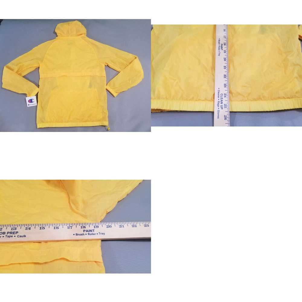 Champion Men's Small Yellow Pullover Windbreaker … - image 8