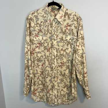 Sears Sears Western Wear Vintage Floral Button-Up… - image 1