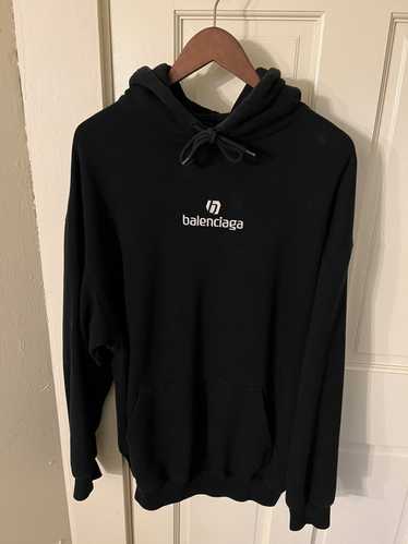 Balenciaga Balenciaga Embroidered Logo Hoodie