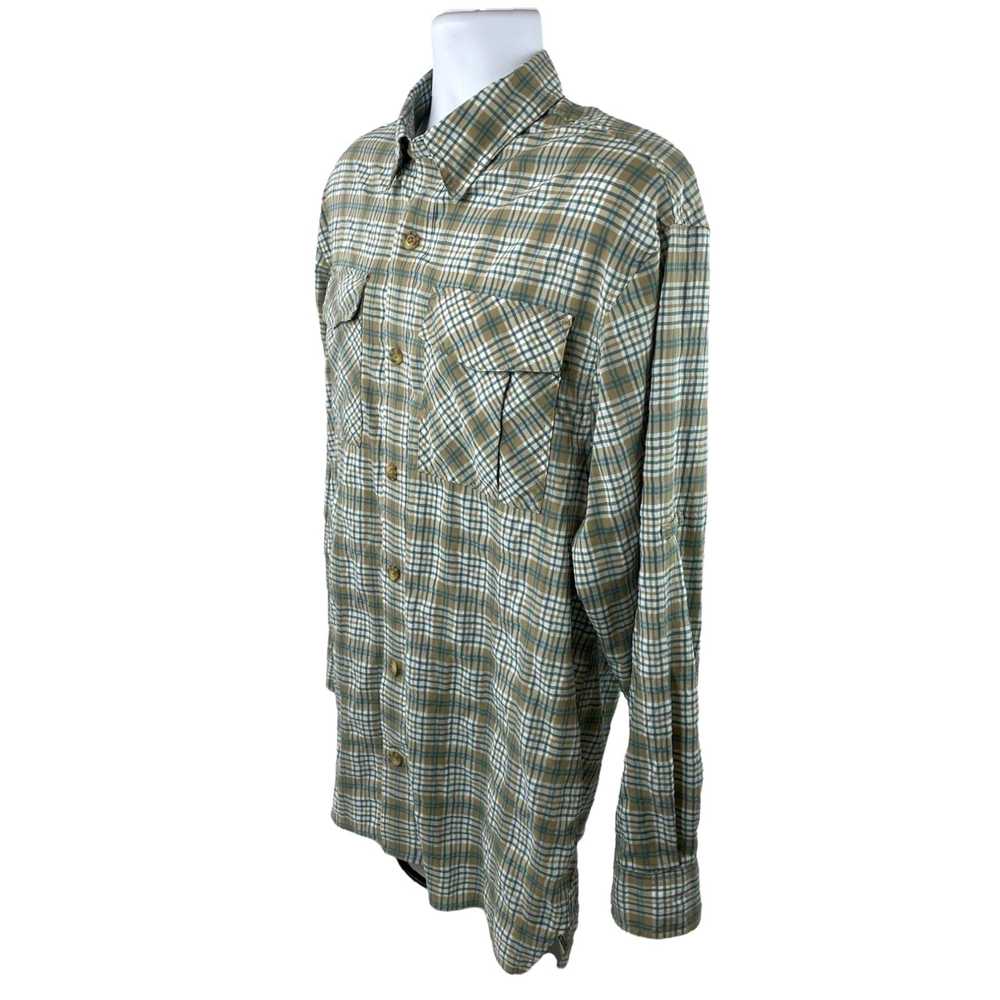 Duluth Trading Company Multicolor Plaid Long Slee… - image 2