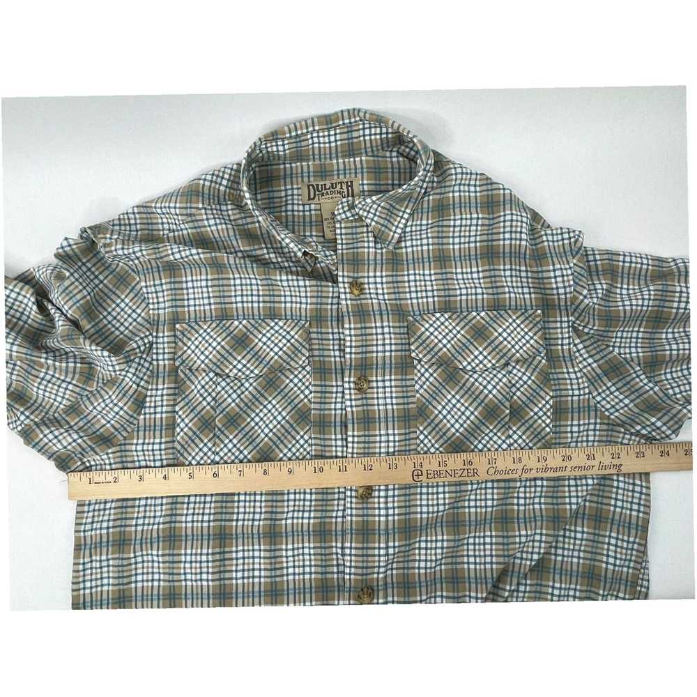 Duluth Trading Company Multicolor Plaid Long Slee… - image 7