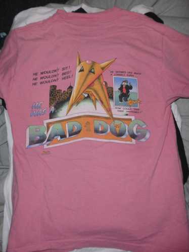 Streetwear × Surf Style 1990s Bad Dog shirt single