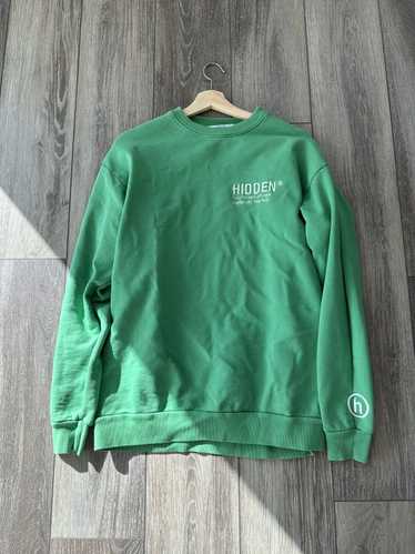 Hidden NY Logo Crewneck Sweatshirt Green Men's - SS21 - US