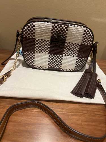 Tory Burch Tory Burch Plaid Woven Crossbody