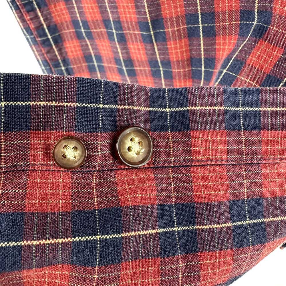 L.L. Bean L.L. Bean Plaid Button Down Shirt Short… - image 3