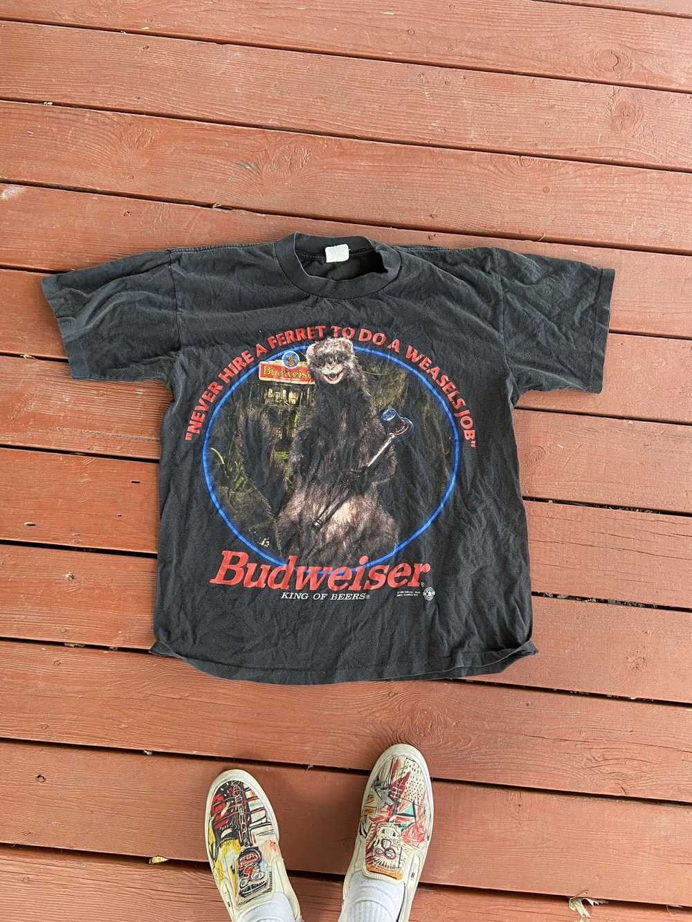 Budweiser × Vintage Vintage Budweiser t shirt - image 1