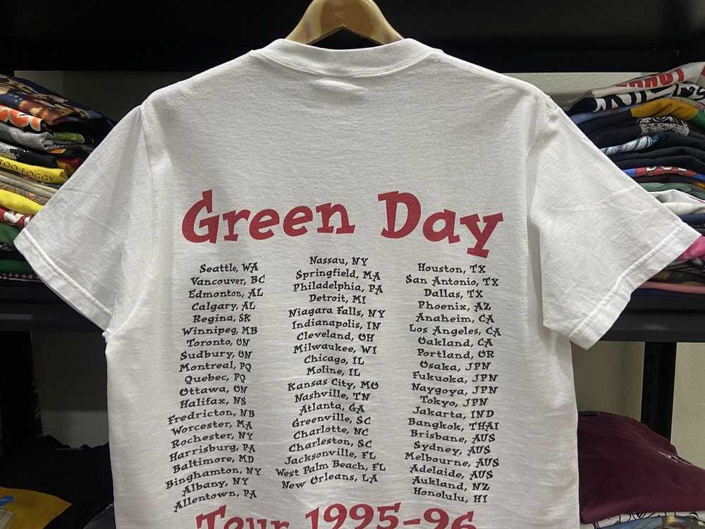 Band Tees × Tour Tee × Vintage Vintage 1995s Gree… - image 9