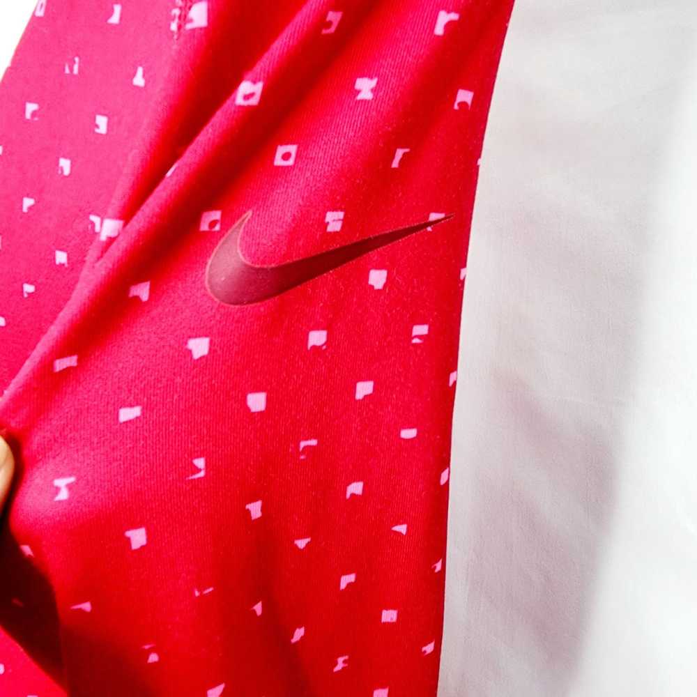 Nike Nike Pro Dri Fit Fuchsia Geometric Pullover … - image 6