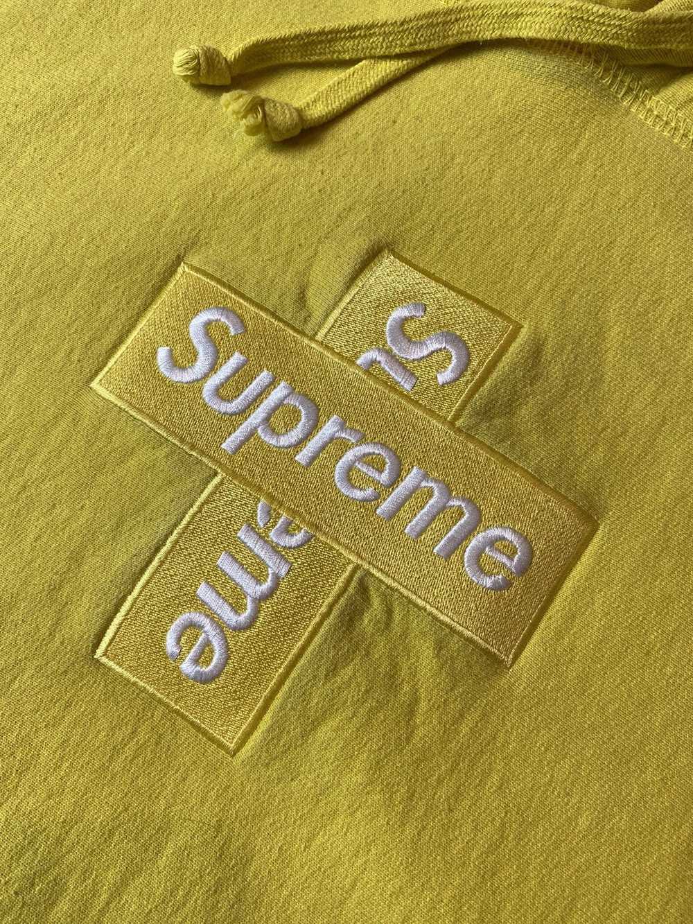 Streetwear × Supreme Supreme Cross Box Logo Hoodie - image 3