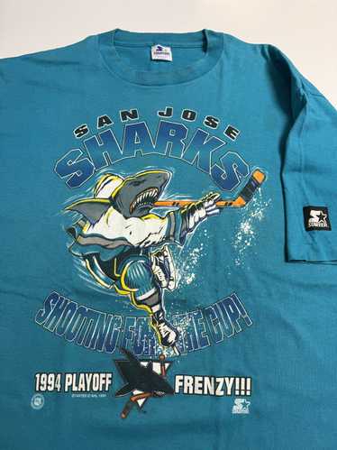 NHL × Starter × Vintage 1994 San Jose Sharks Playo