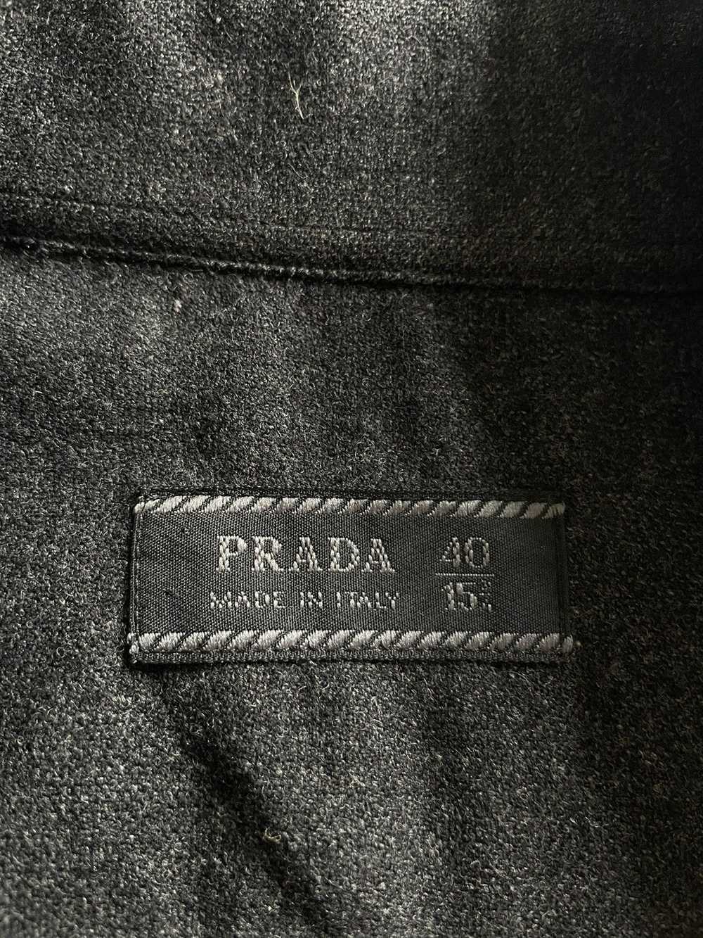 Prada Prada 90’s Heavy Wool Shortsleeve Shirt - image 6