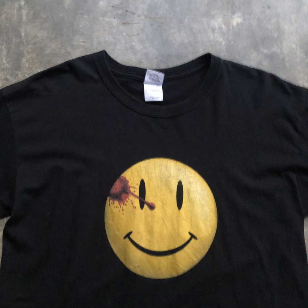 Dc Comics × Gildan × Movie Wachmen smiley t shirt - image 3