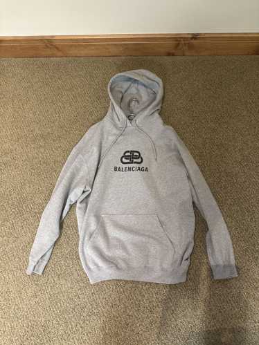 Balenciaga Balenciaga Bb Logo Hoodie in Grey