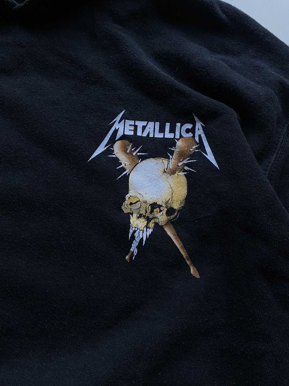 Metallica × Vintage Hoodie Metallica Master Of Pu… - image 3