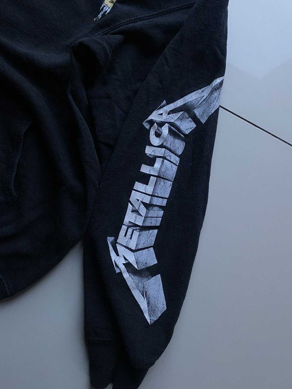 Metallica × Vintage Hoodie Metallica Master Of Pu… - image 4