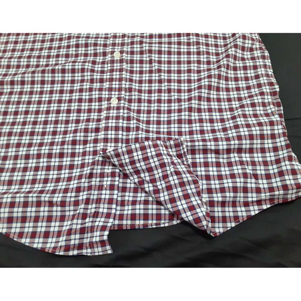 Brooks Brothers Red Plaid Short Sleeve Nylon Medi… - image 3