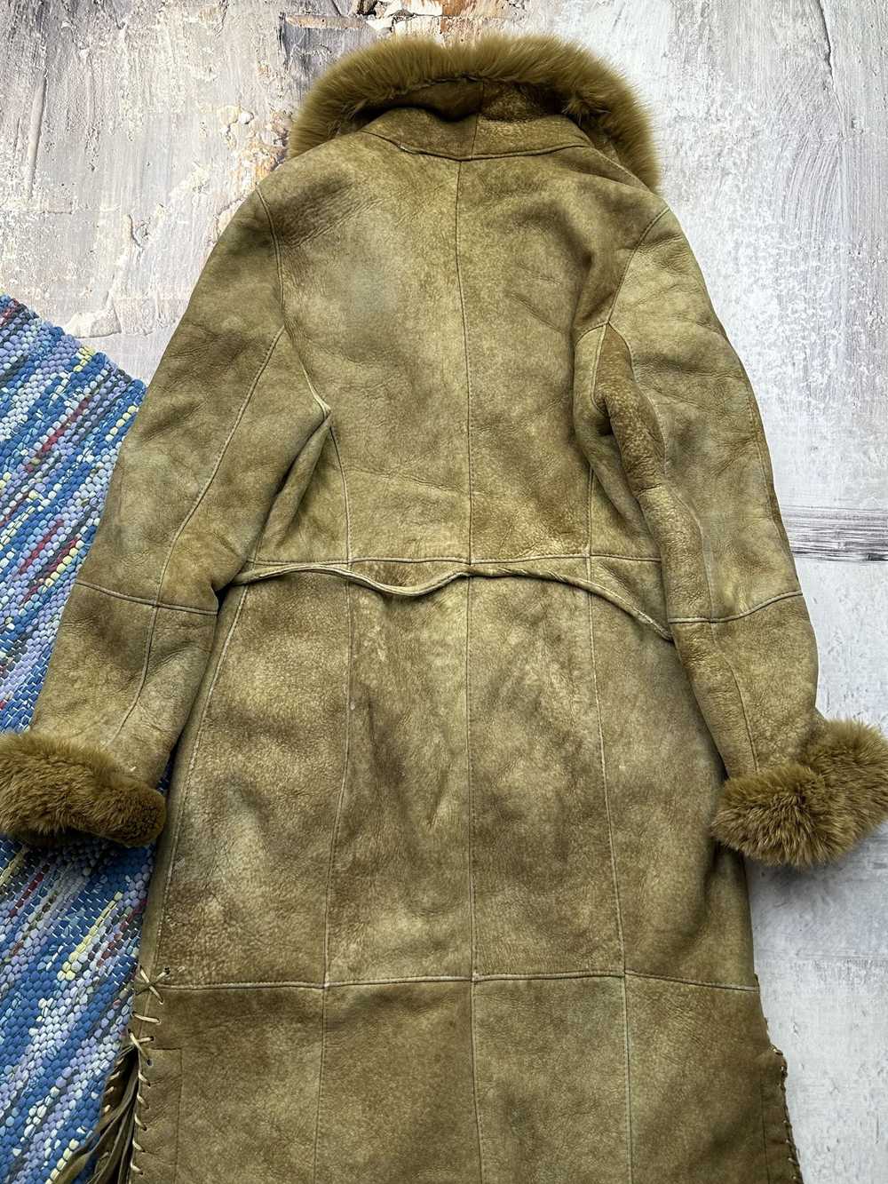 Japanese Brand × Sheepskin Coat × Vintage Vintage… - image 6