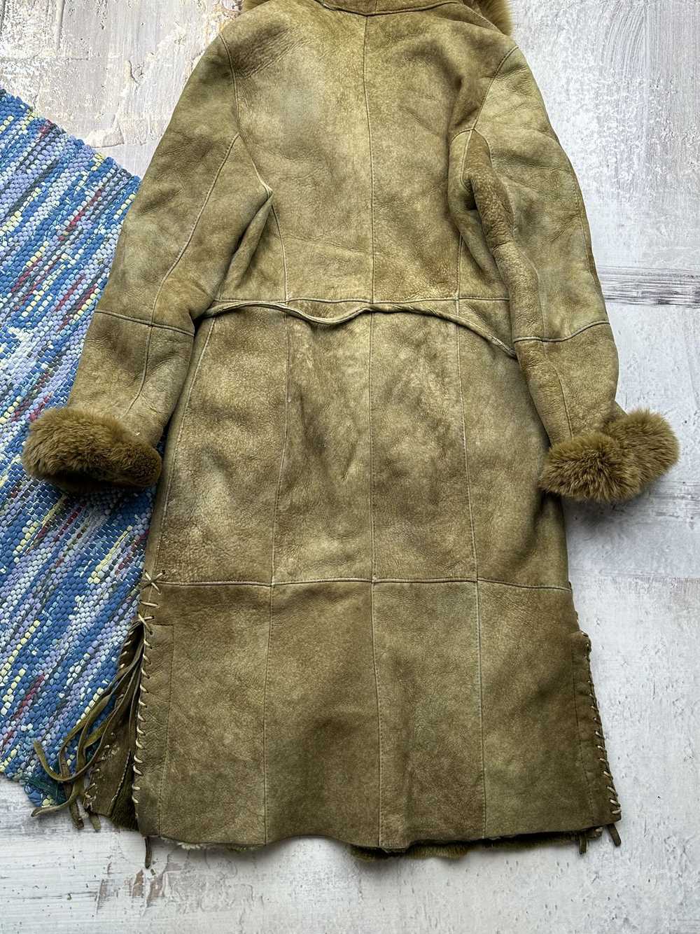 Japanese Brand × Sheepskin Coat × Vintage Vintage… - image 7