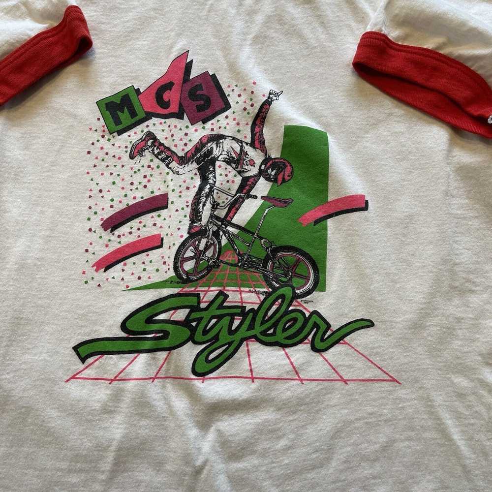 Screen Stars BMX Bicycle MCS Styler Vtg 80s TShir… - image 3