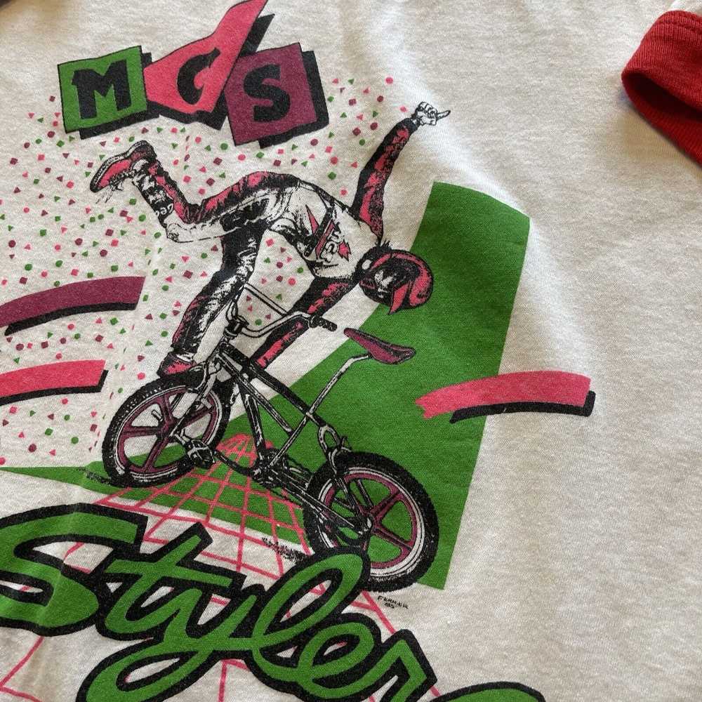 Screen Stars BMX Bicycle MCS Styler Vtg 80s TShir… - image 6