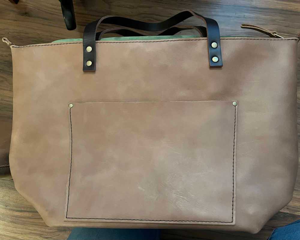 Portland Leather 'Almost Perfect' Leather Tote Bag - image 4