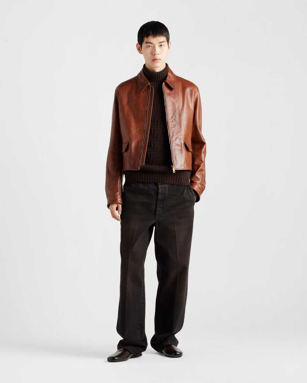 Prada Prada brown denim relaxed fit jeans - image 2