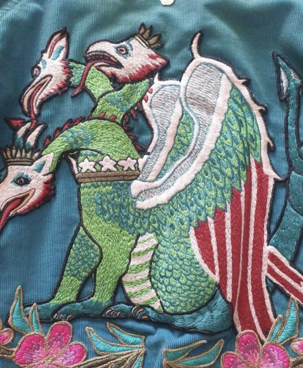 Gucci Gucci Velour Tiger Loved Dragon Application… - image 6