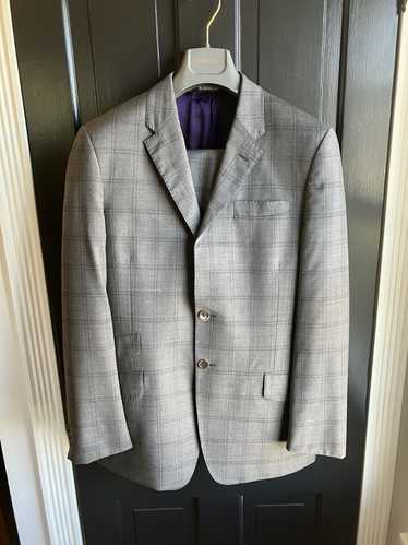 Paul Smith Paul Smith Grey Windowpane Suit