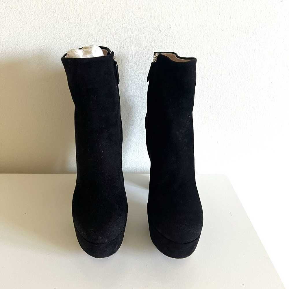 Miu Miu Miu Miu black suede platform boots size 40 - image 2