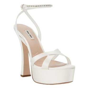 Miu Miu Leather sandal