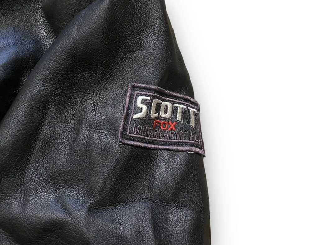 Leather Jacket × Made In Usa × Vintage Scott&Fox … - image 5