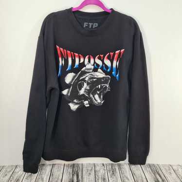 Beware Of FTP F*** deals the Population FTPOSSE Crewneck Sweater Size Small Black