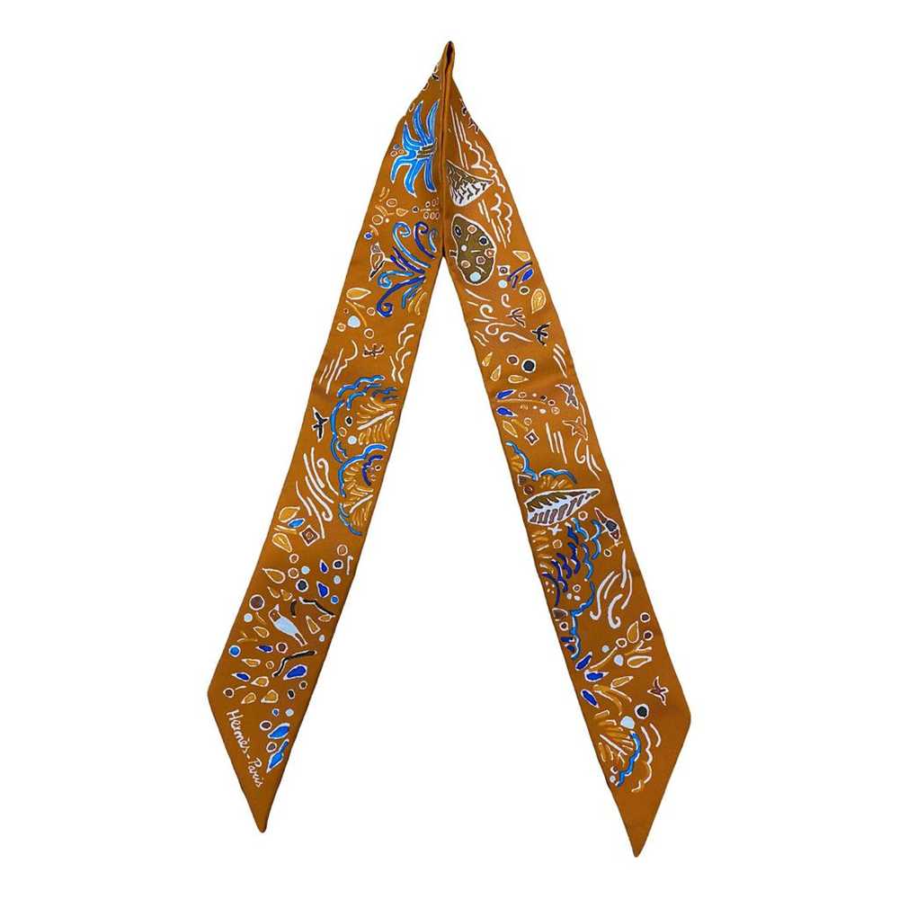 Hermès Twilly 86 silk scarf - image 1