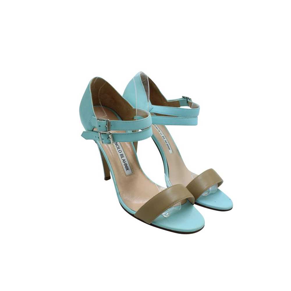 Manolo Blahnik Leather heels - image 3