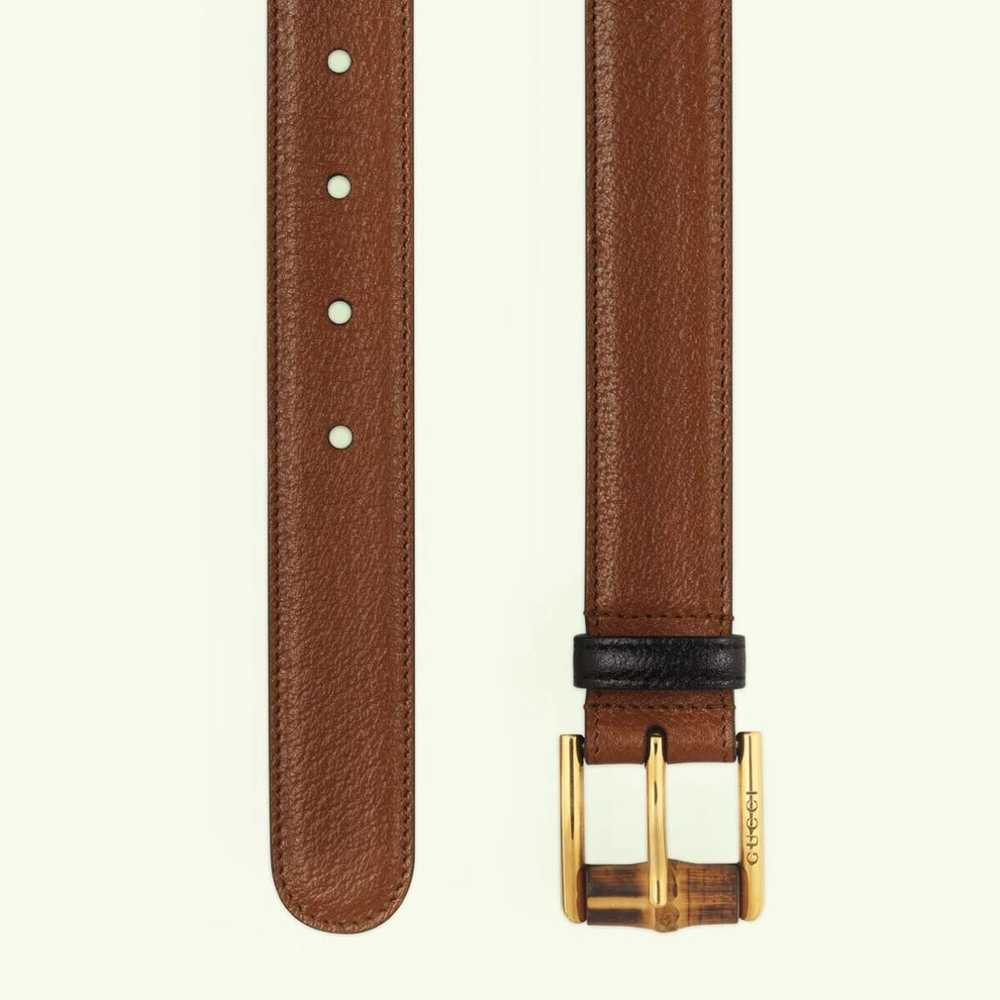 Gucci Leather belt - image 2