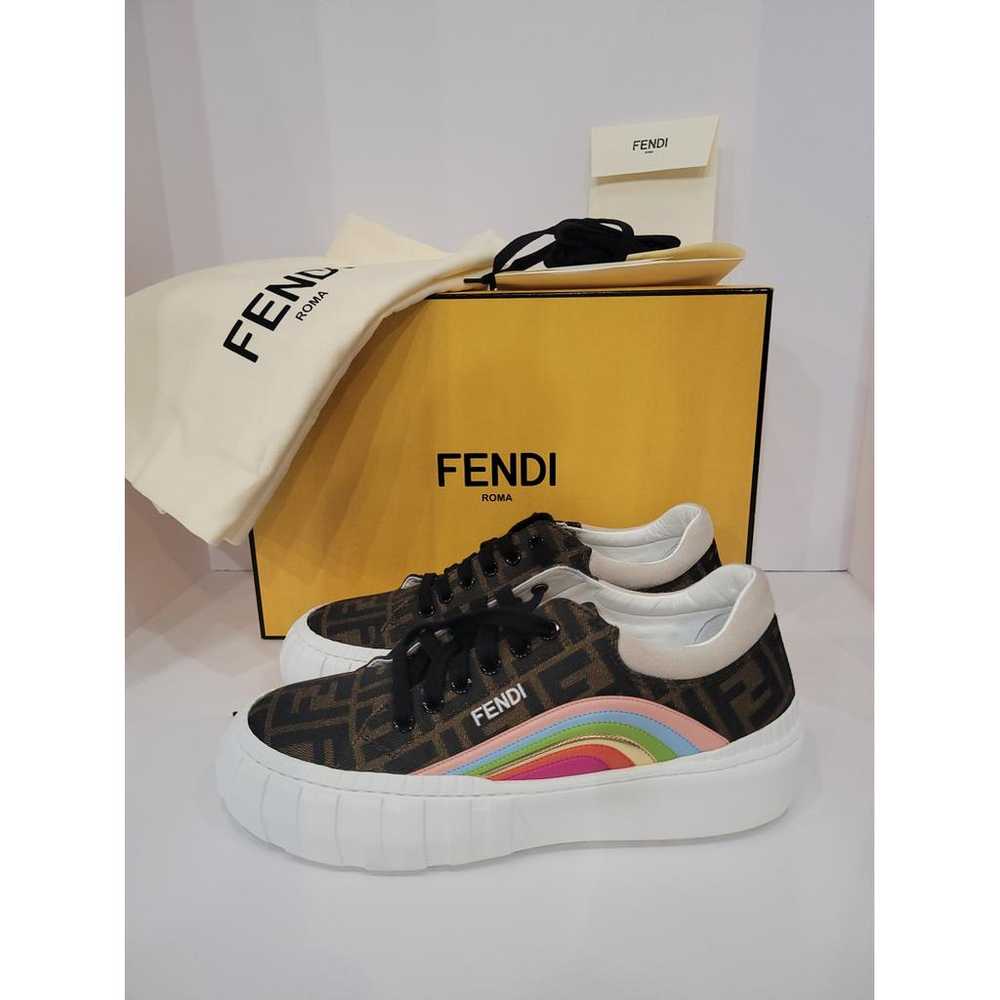 Fendi Leather lace ups - image 4