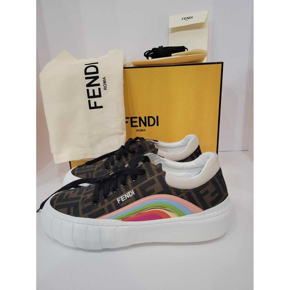 Fendi Leather lace ups - image 7