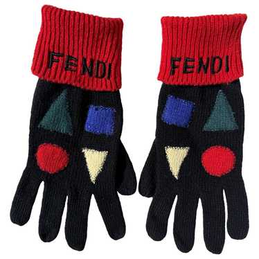 Fendi wool gloves with - Gem