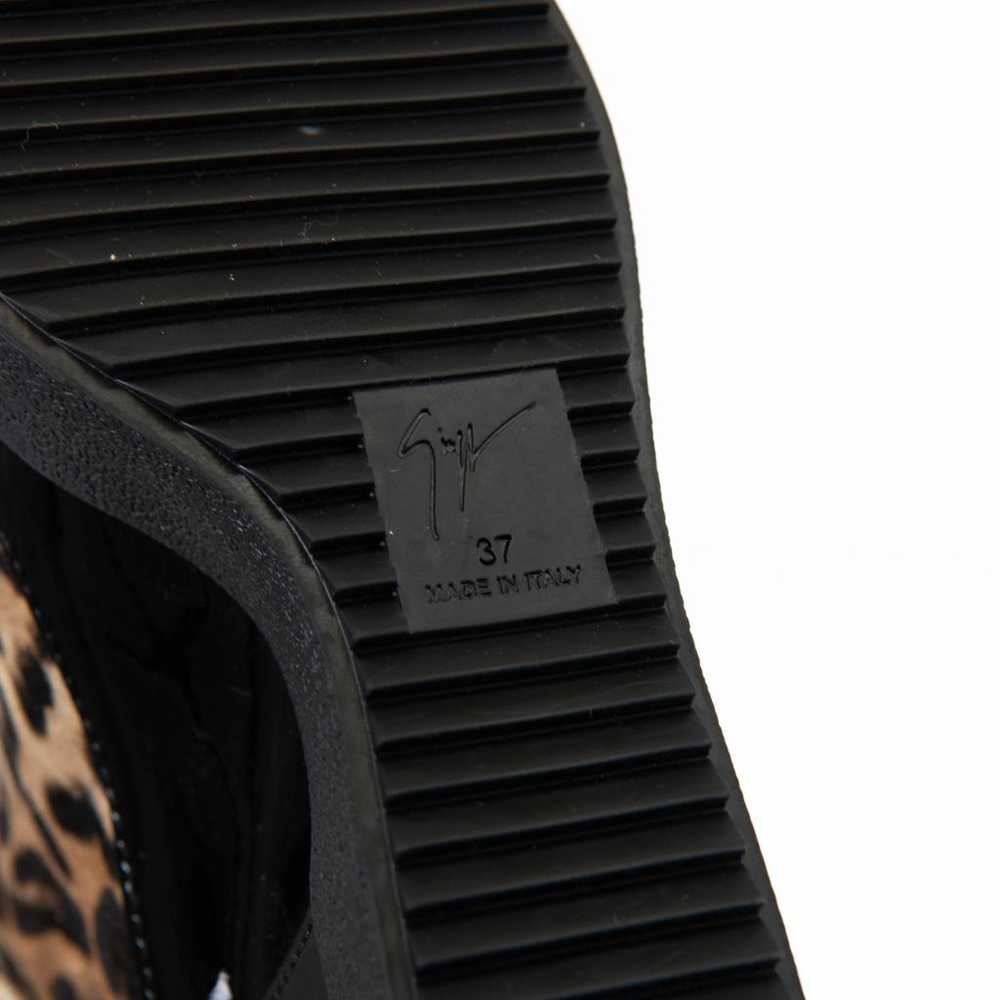 Giuseppe Zanotti Coby pony-style calfskin trainers - image 3