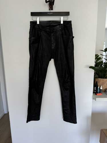 Rick Owens Lamb Leather Larry Pants