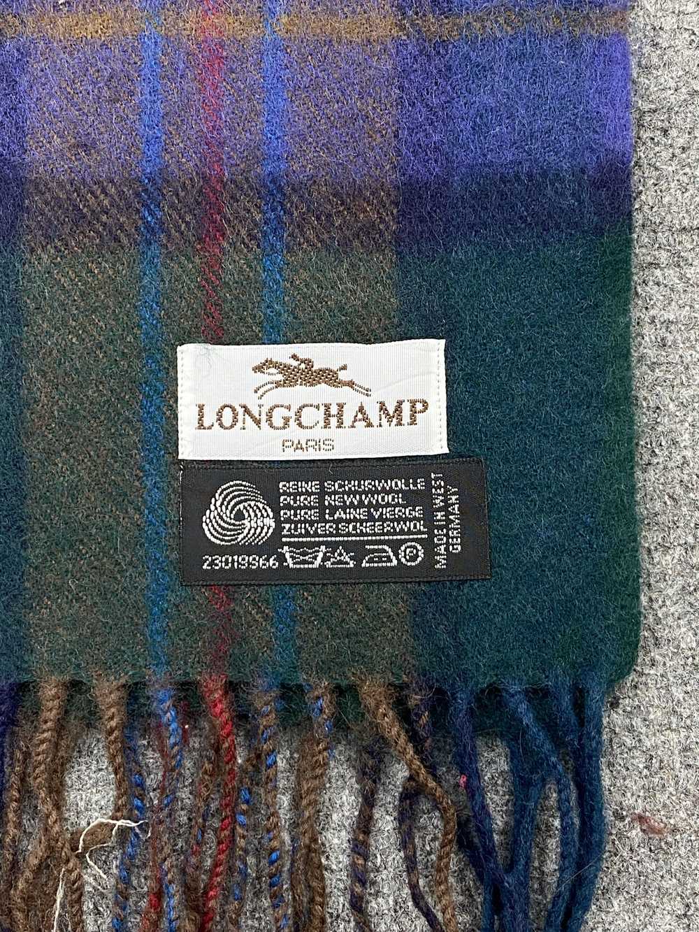 Longchamp × Luxury × Vintage Longchamp Scarf / Mu… - image 9