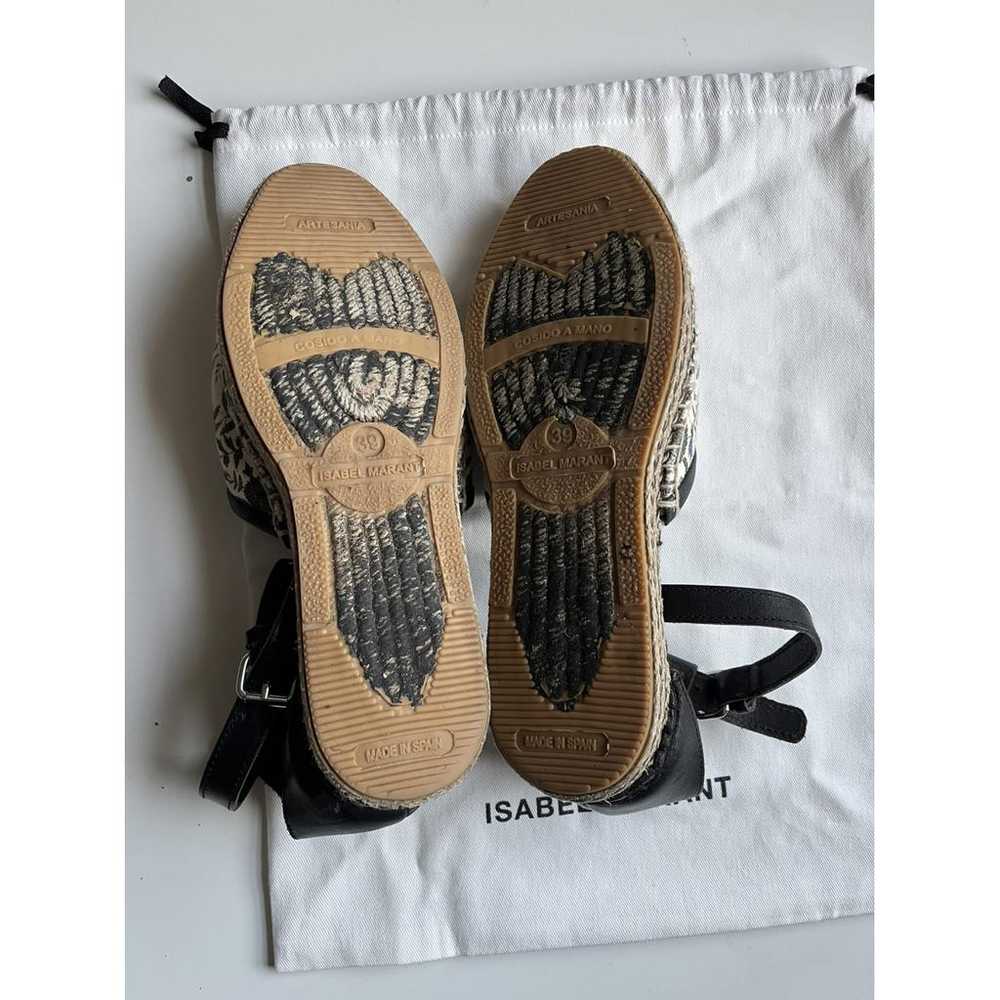 Isabel Marant Leather espadrilles - image 10